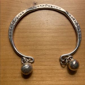 Sterling silver cuff